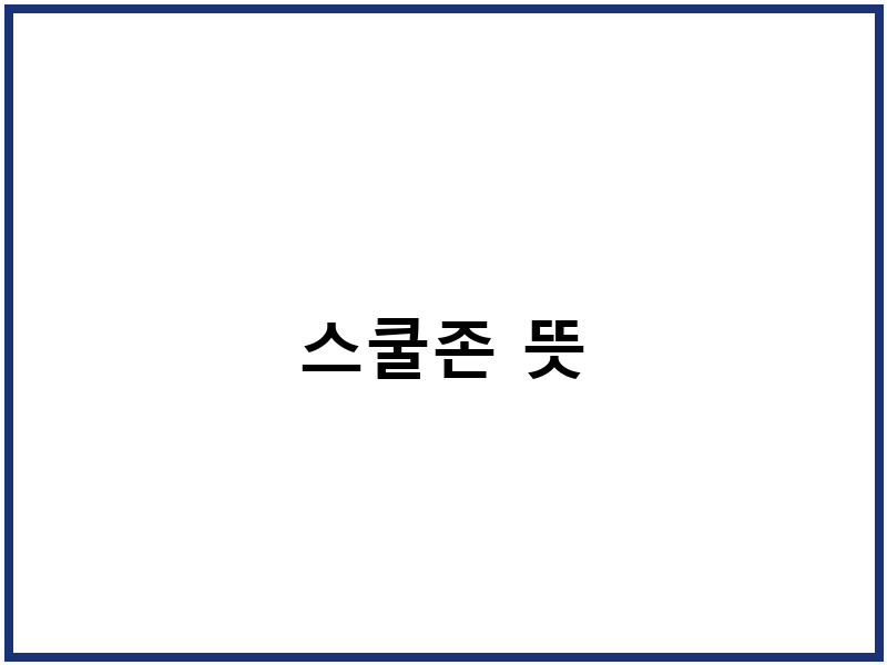 스쿨존 뜻